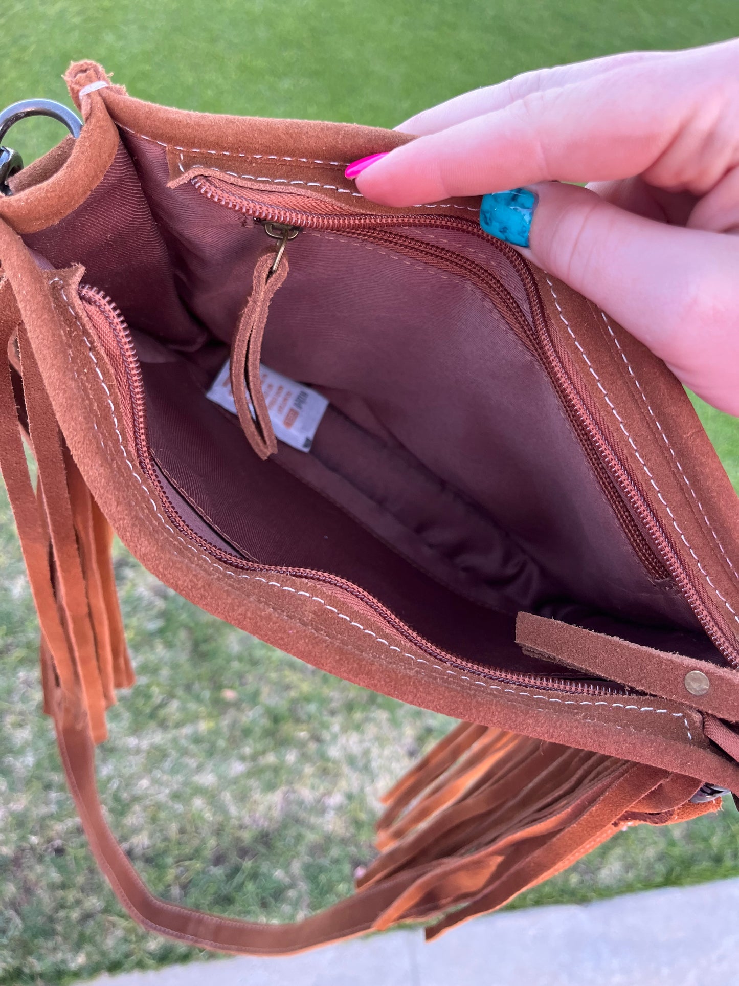 The boot stitch crossbody
