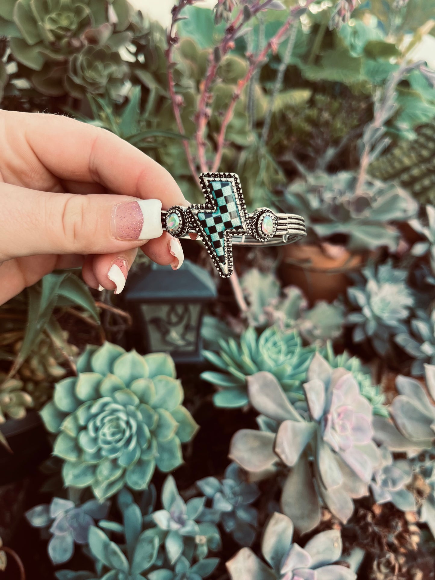 Lighting bolt bracelet