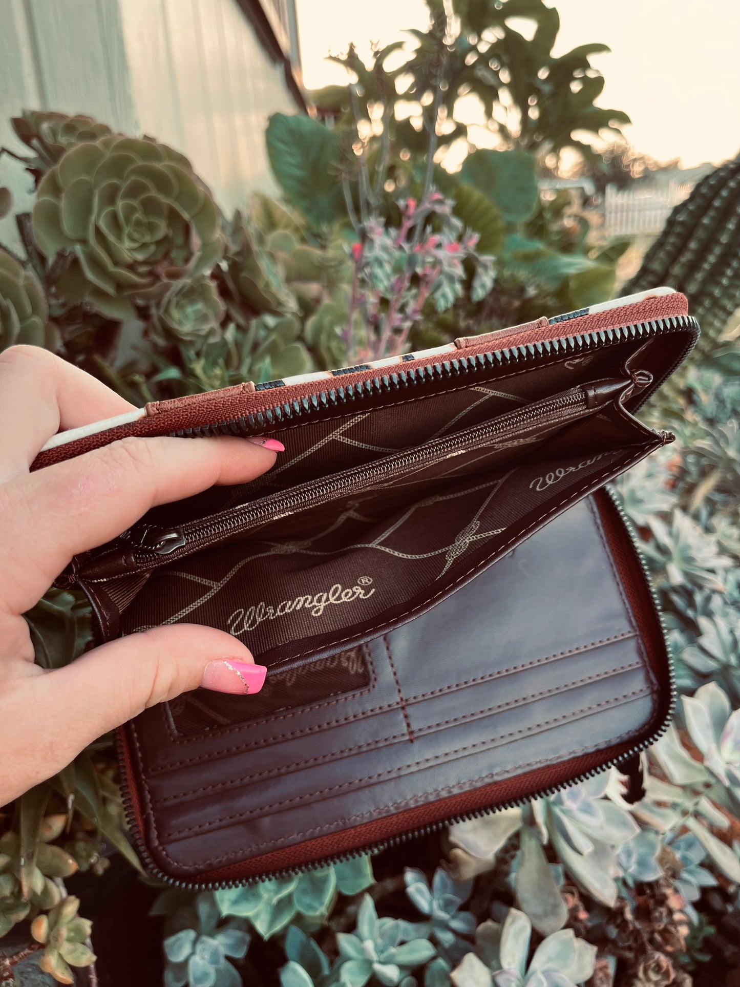 Wrangler wallet wristlet