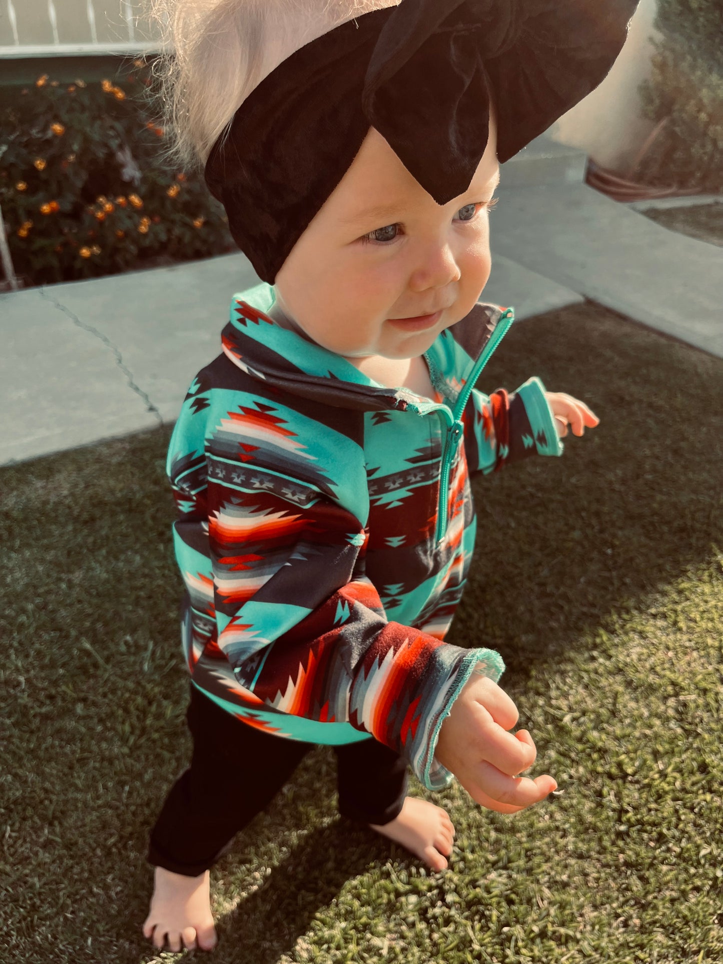 Lil’ texas rain pullover kids