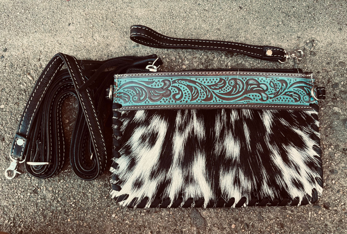 Turquoise crossbody