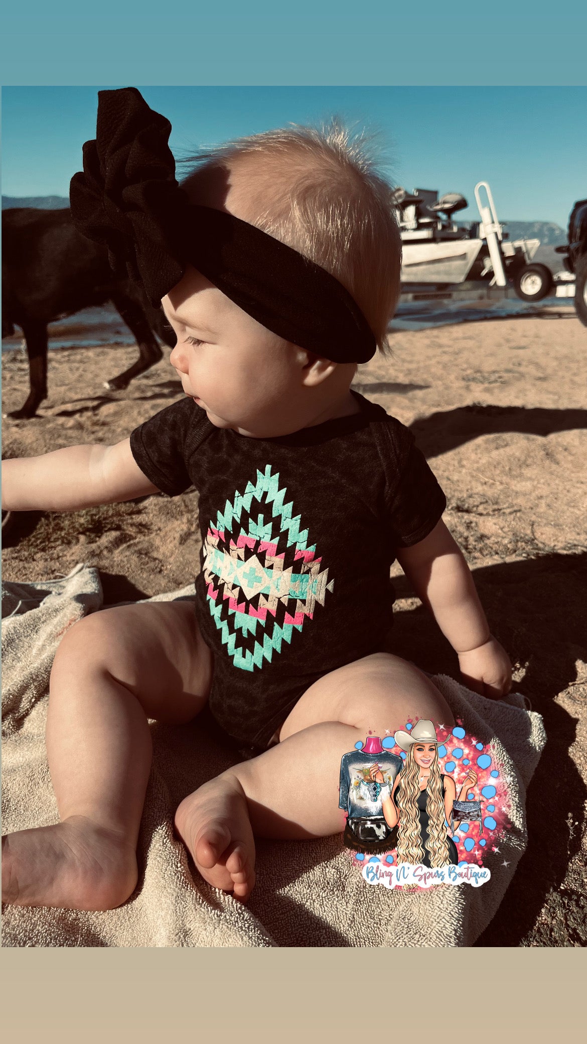 Aztec leopard onesie