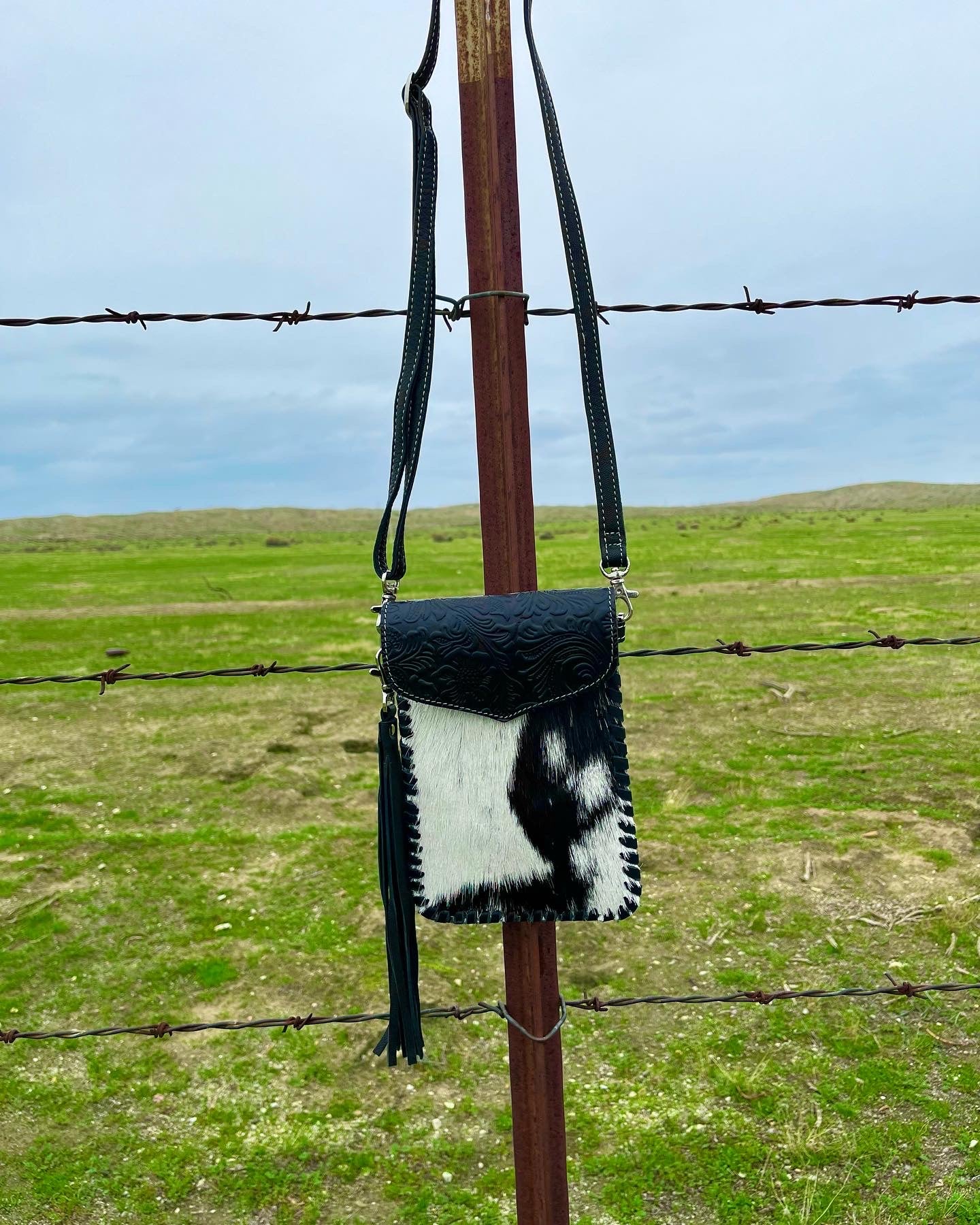 Mini moble crossbody bag