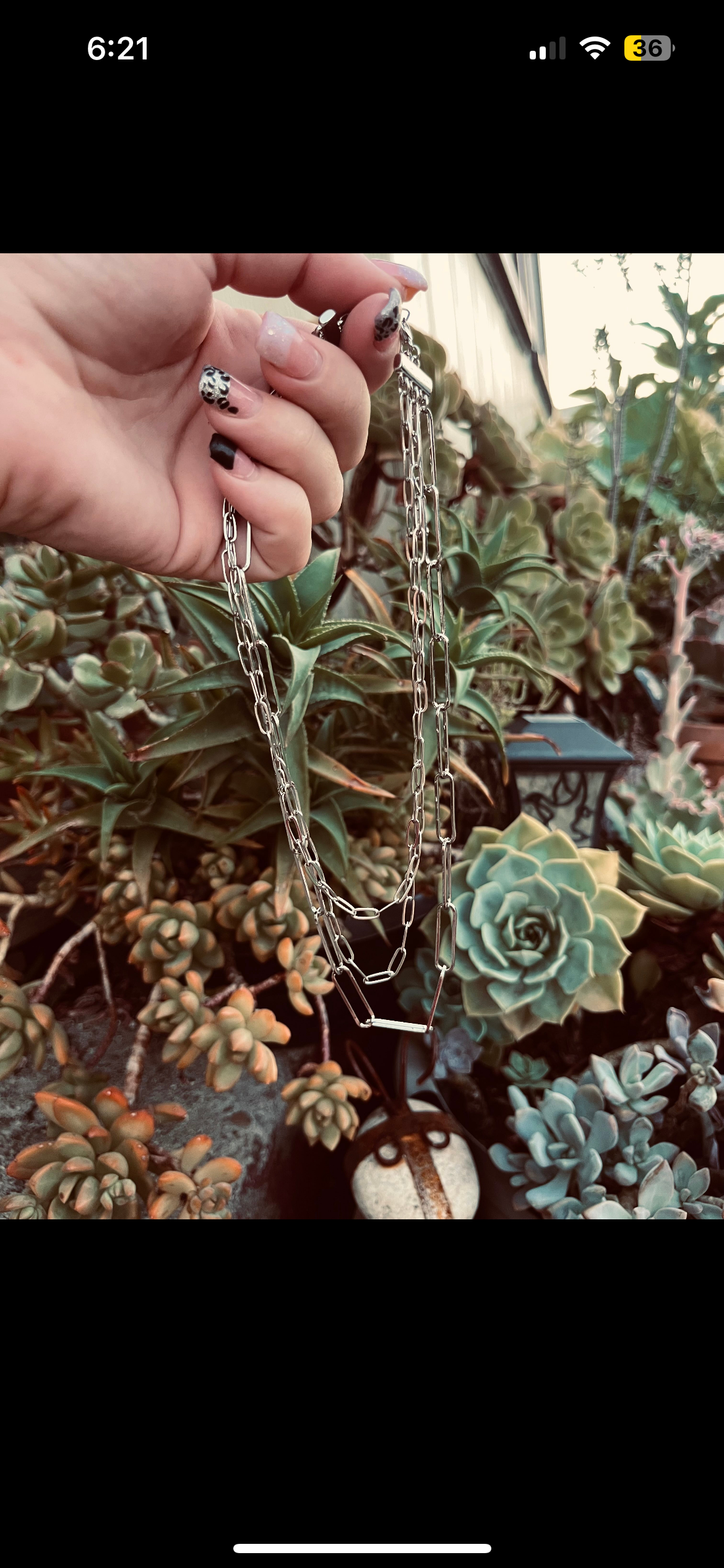 Stacked up necklace