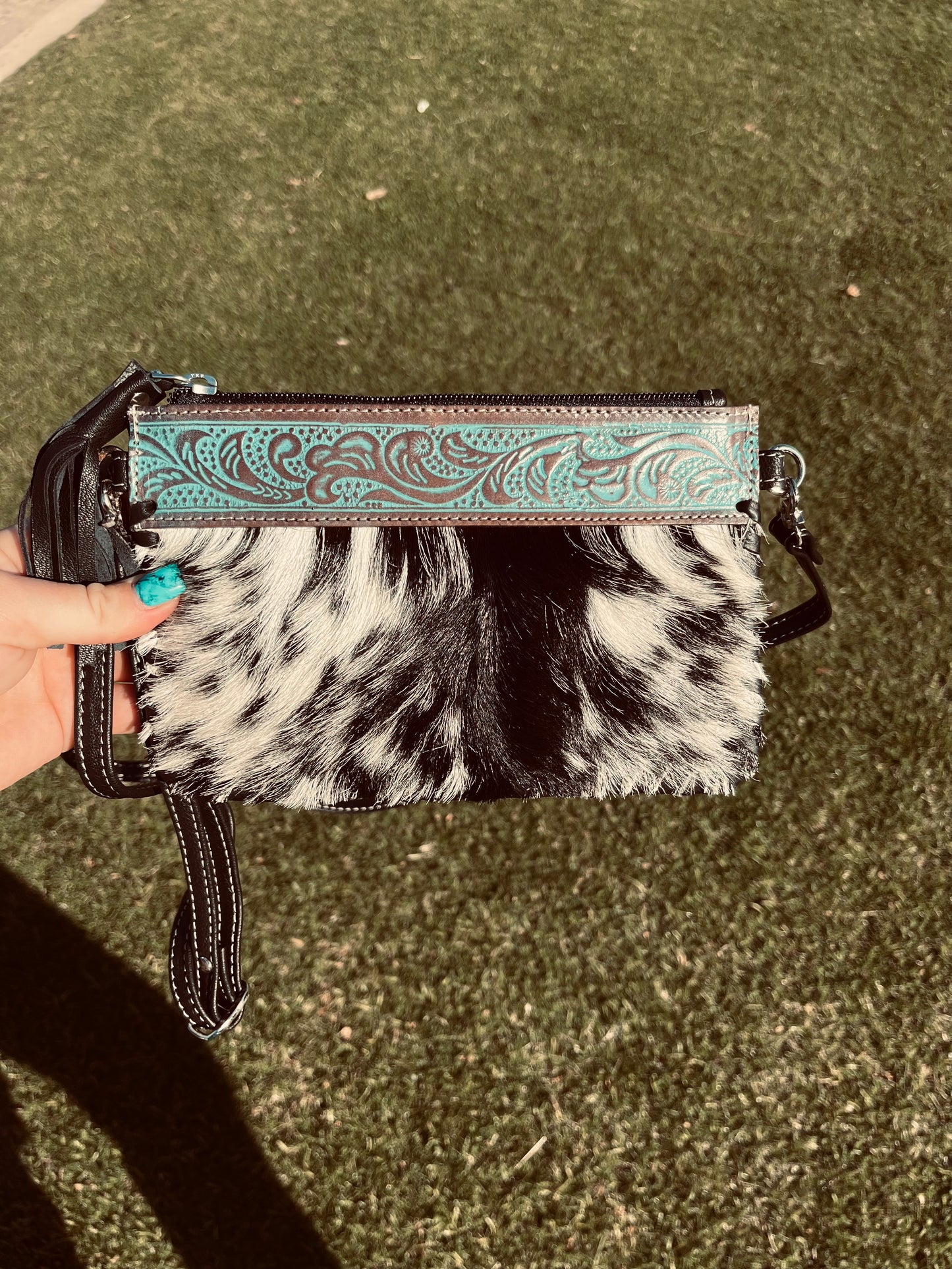Turquoise Crossbody/wristlet