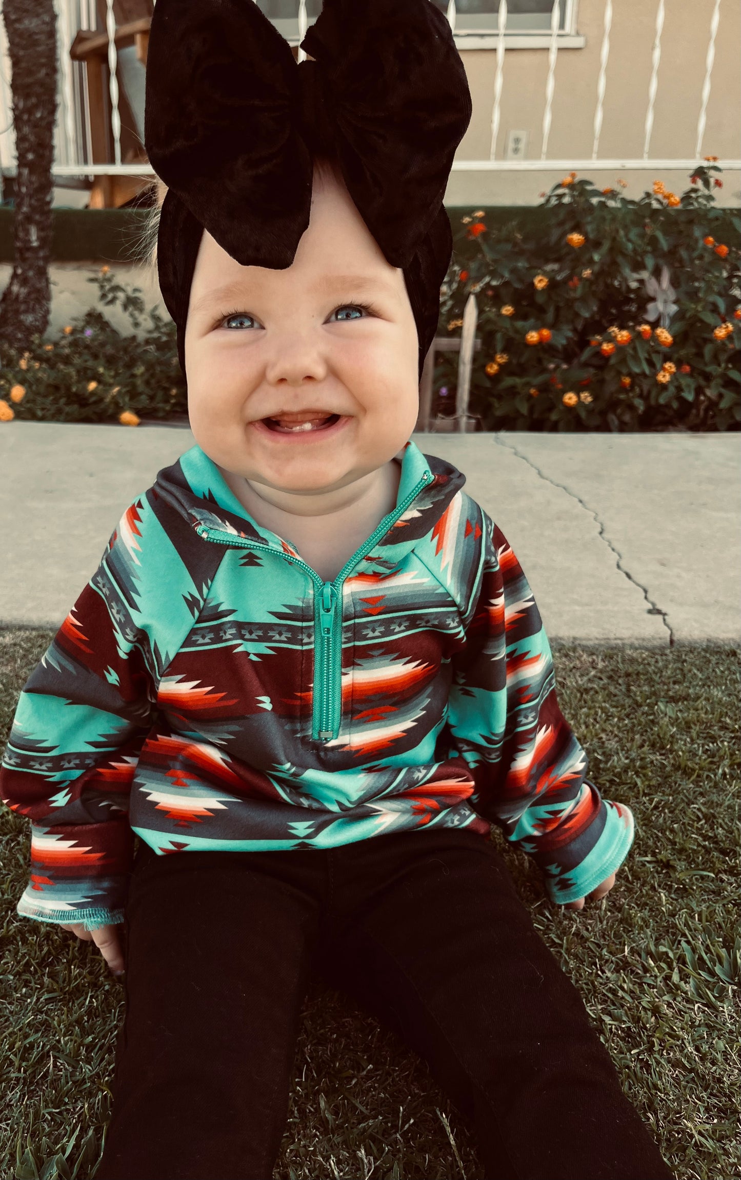 Lil’ texas rain pullover kids