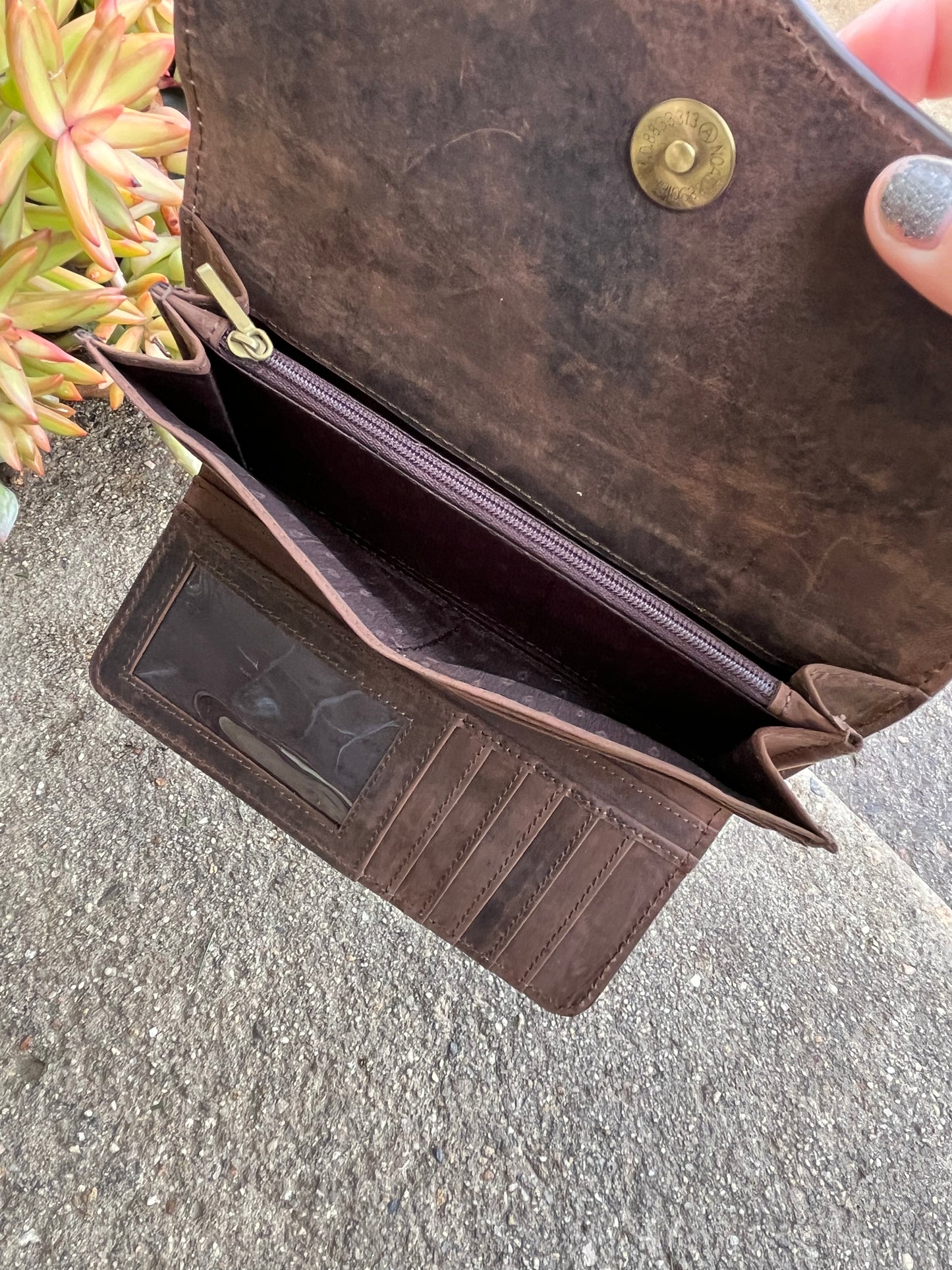 Cowhide wallet