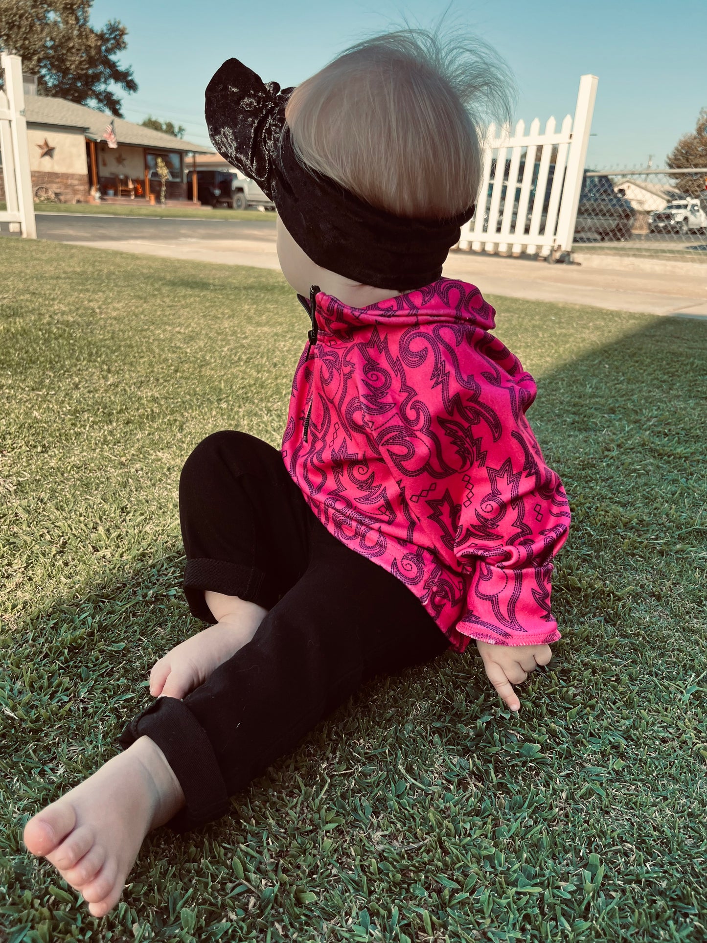 Boot stitch pullover