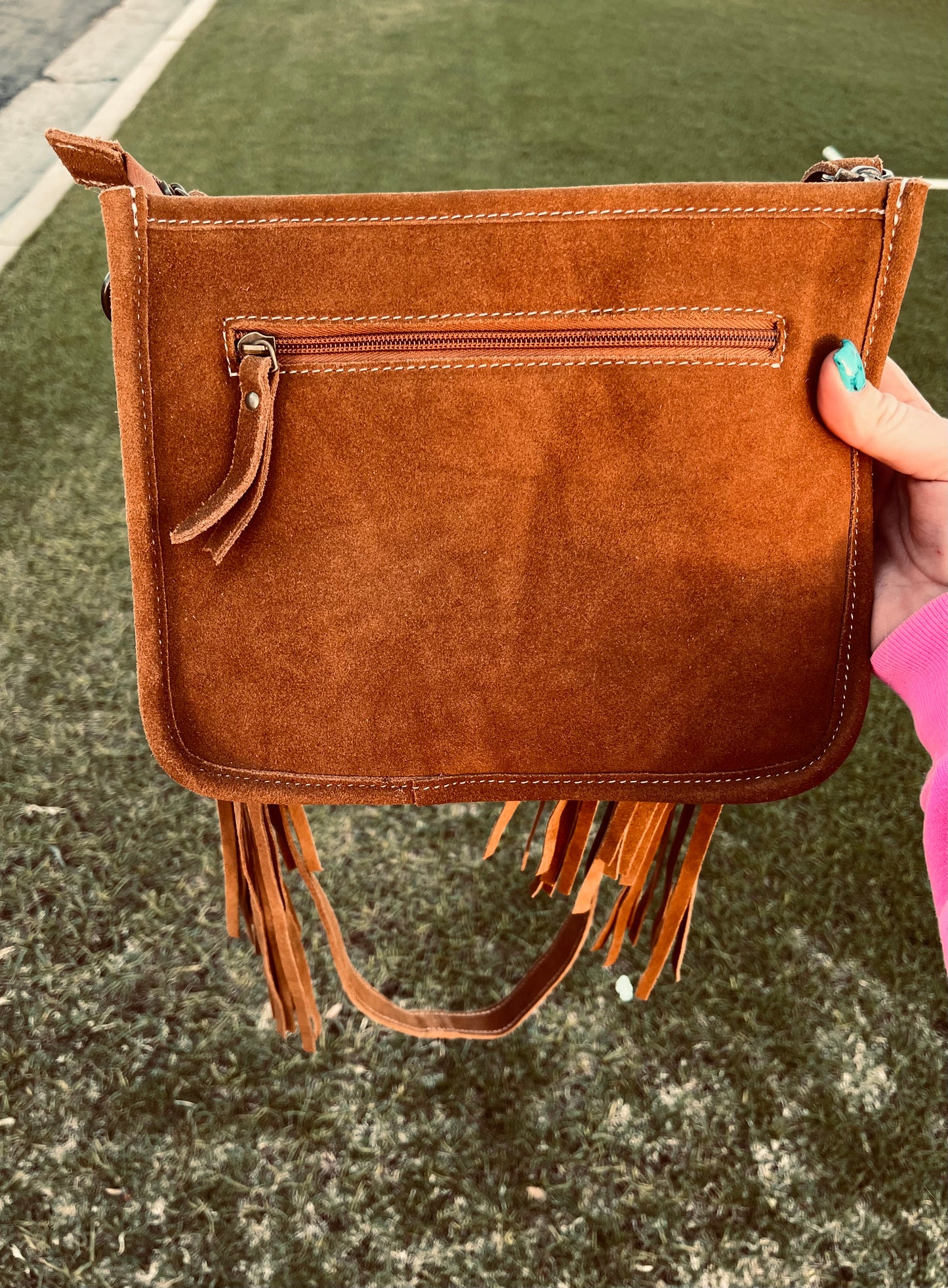 The boot stitch crossbody