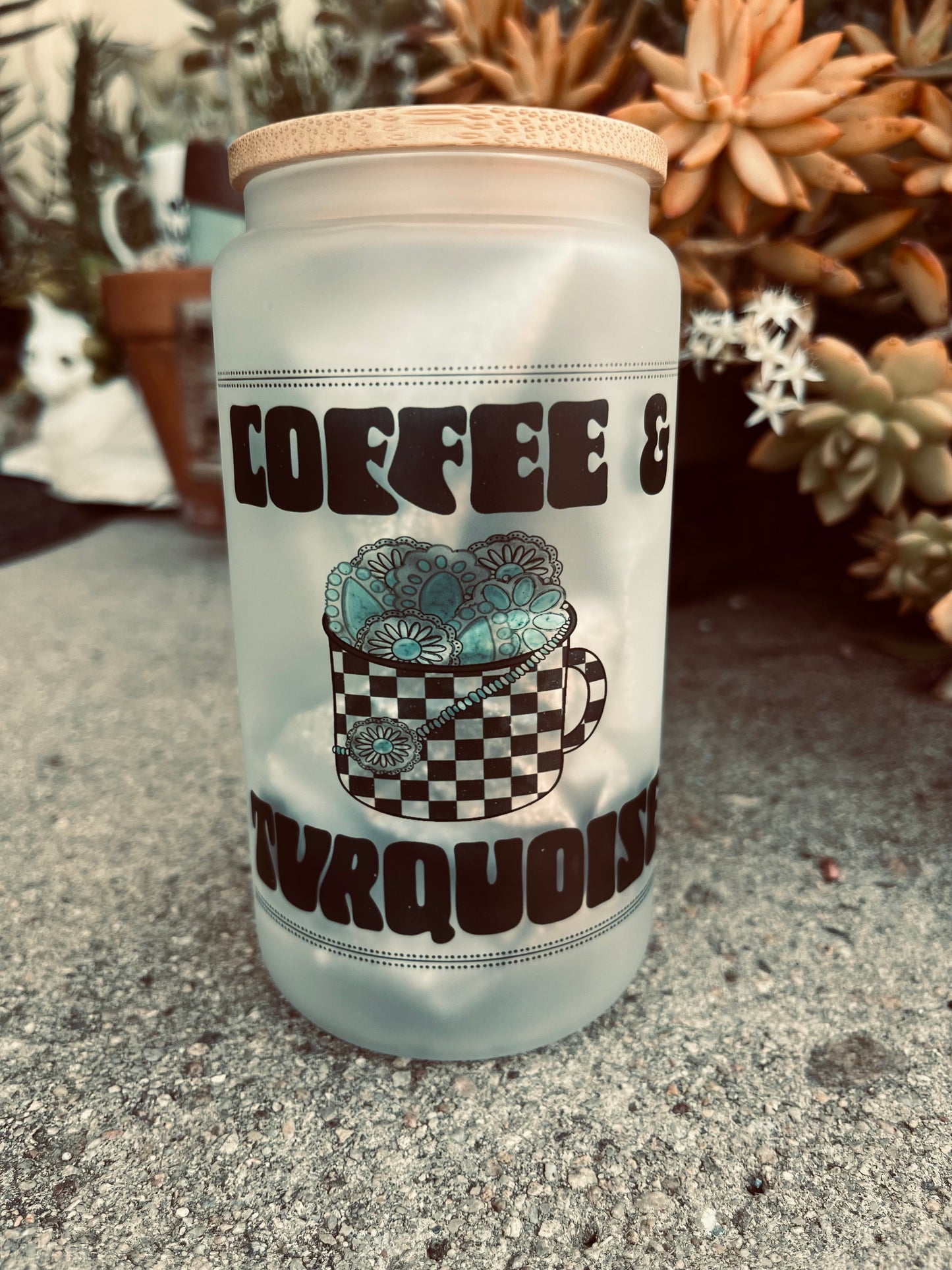 Coffee & turquoise