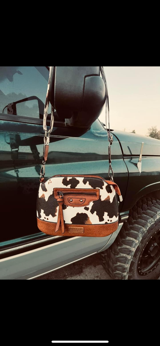 Wrangler cowhide crossbody