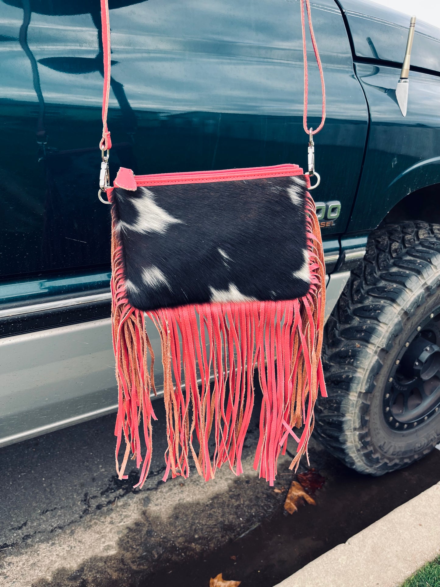 Hot pink crossbody