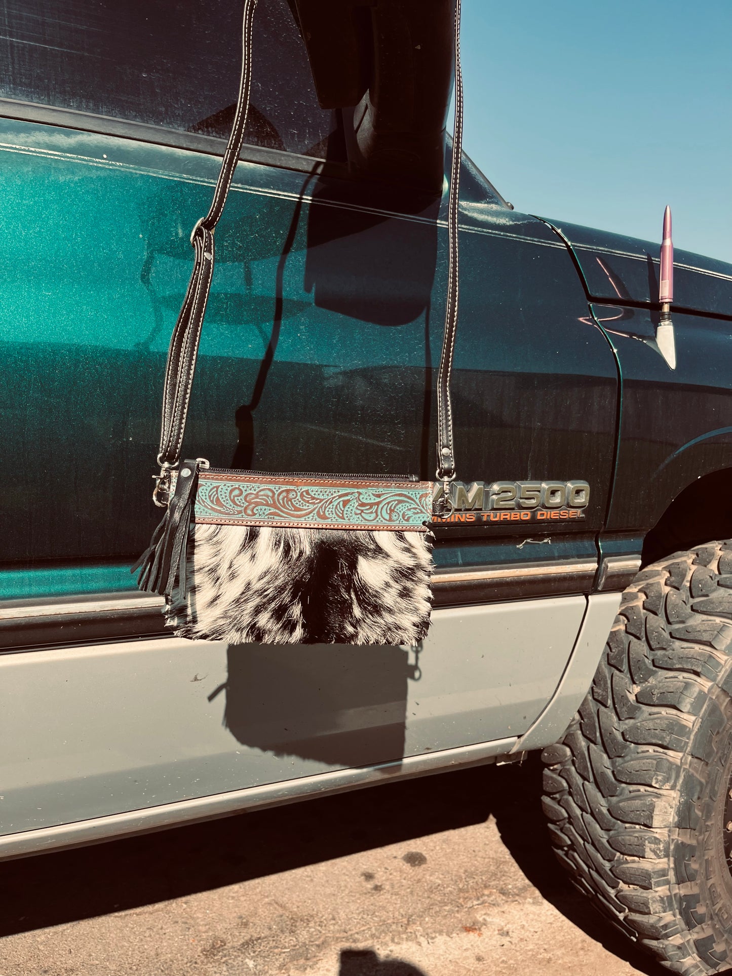 Turquoise Crossbody/wristlet