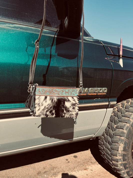 Turquoise Crossbody/wristlet