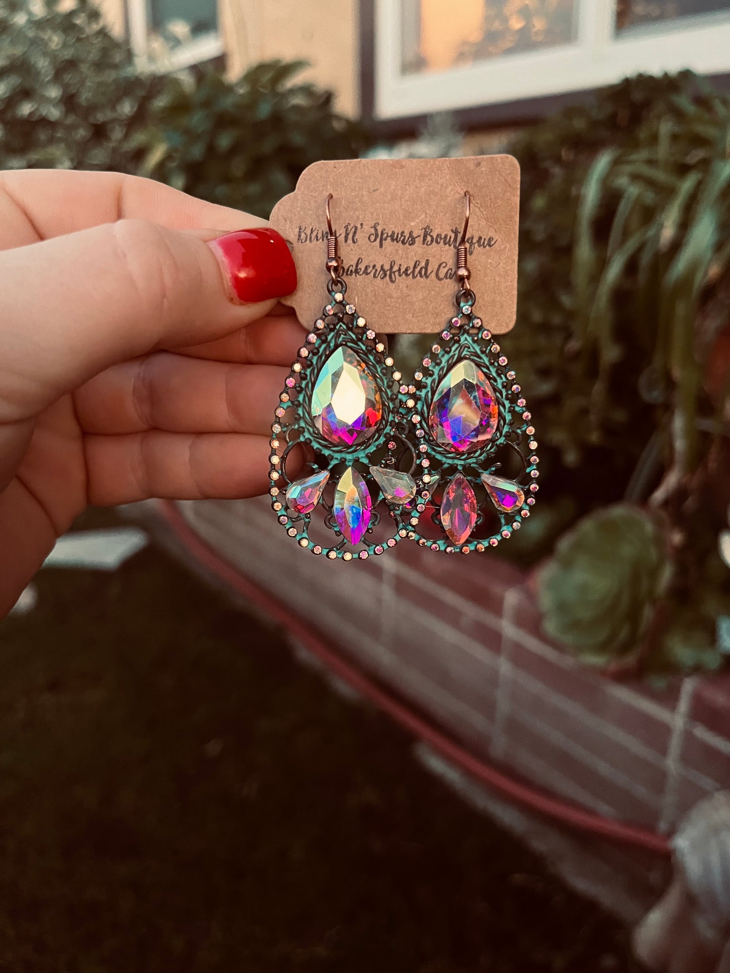 The rusted turquoise