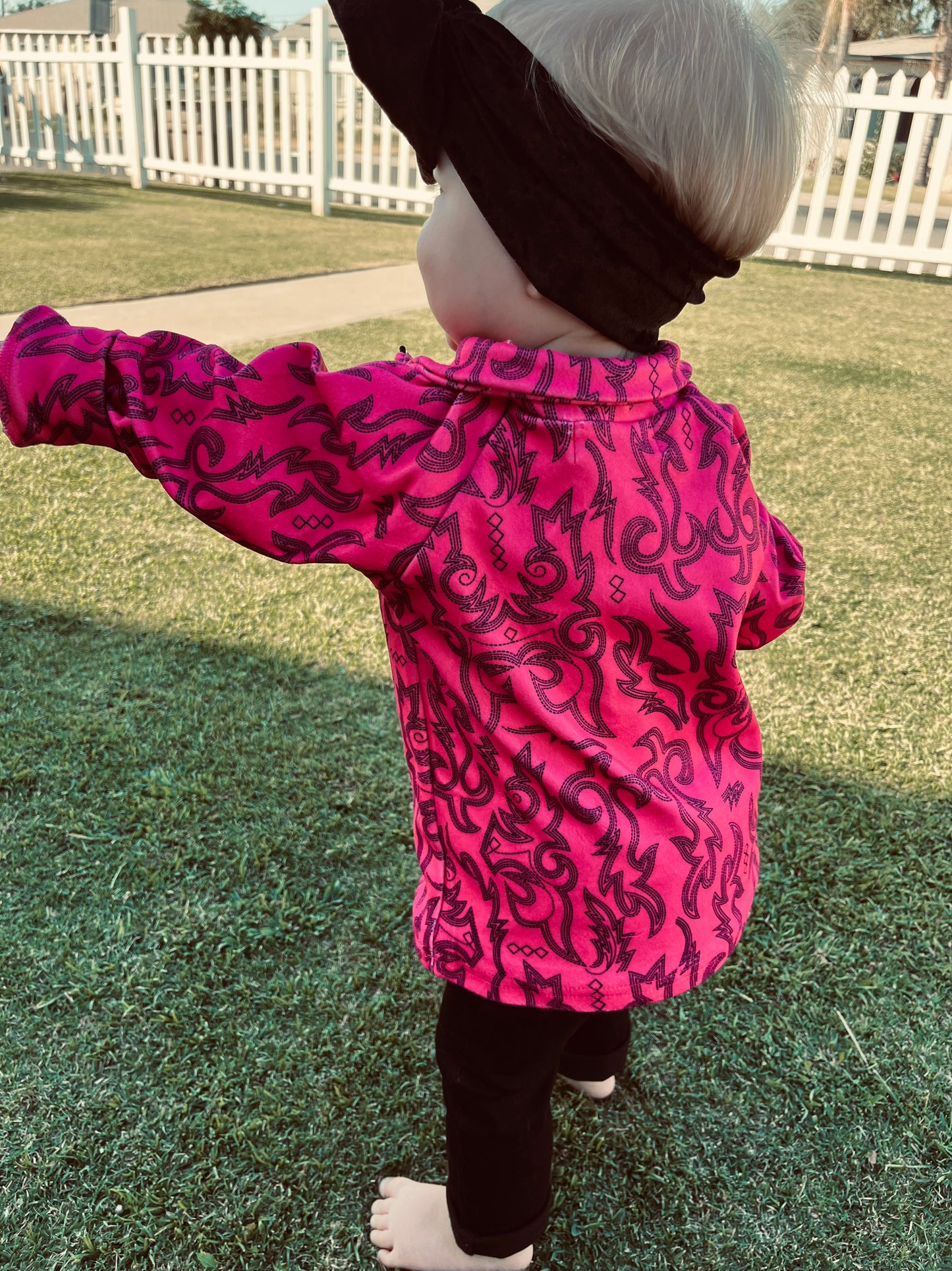 Boot stitch pullover