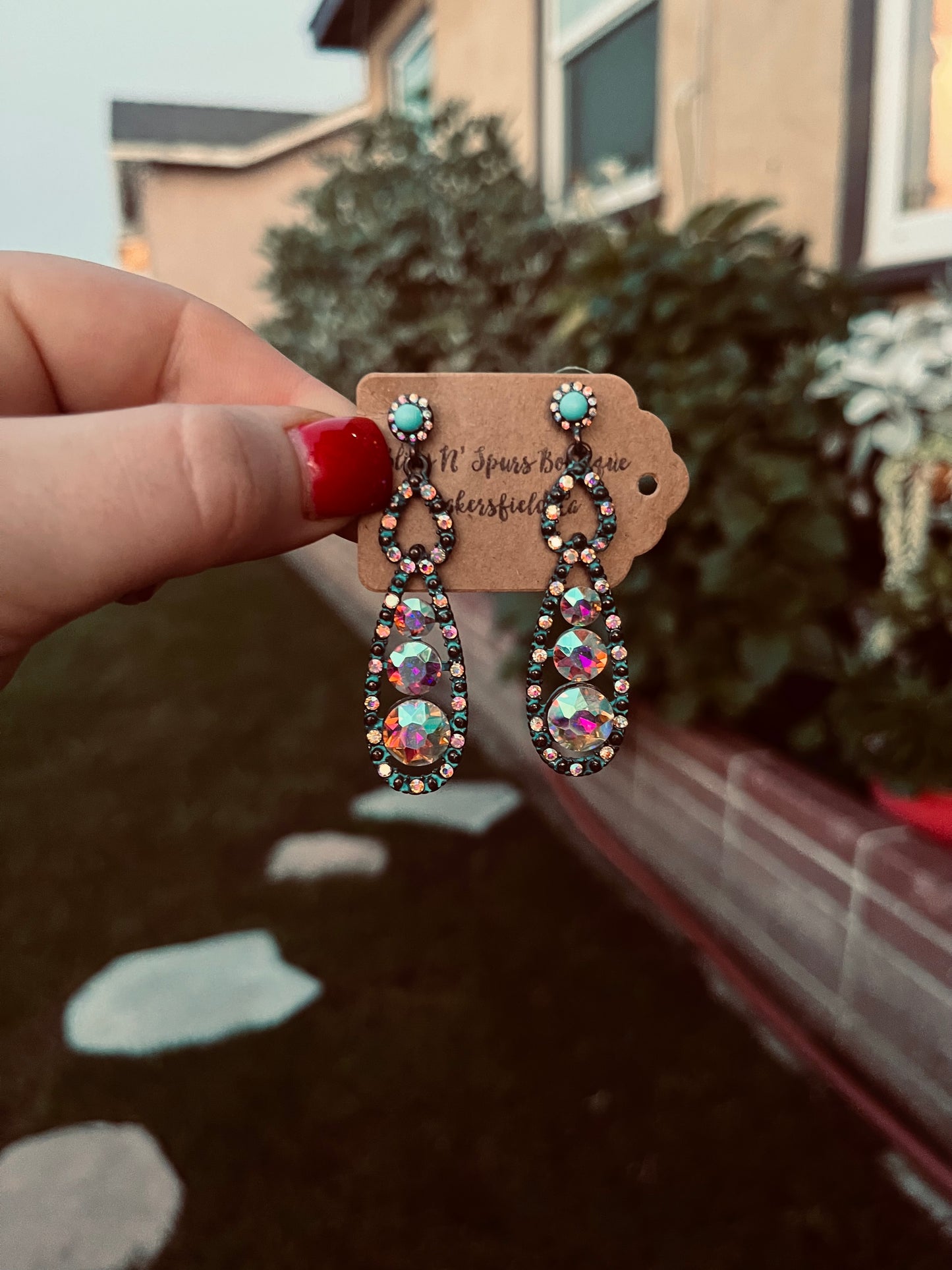 The rusted turquoise