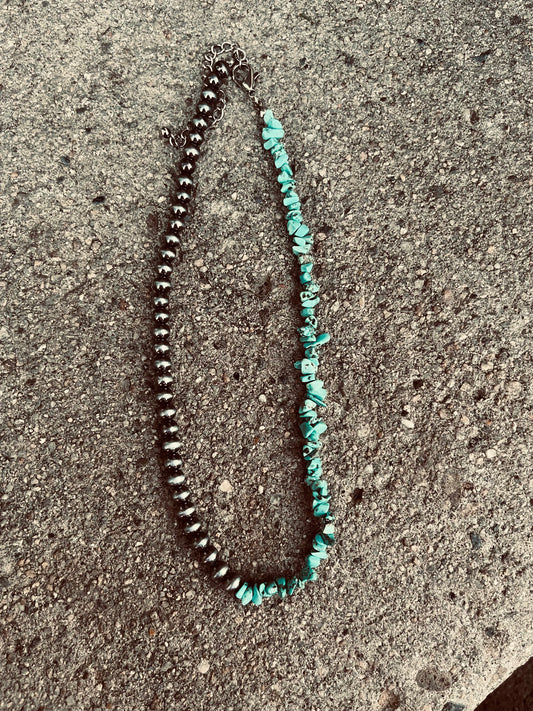 Half N half necklace