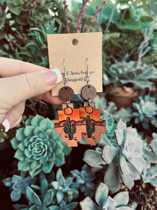 Sunset earrings