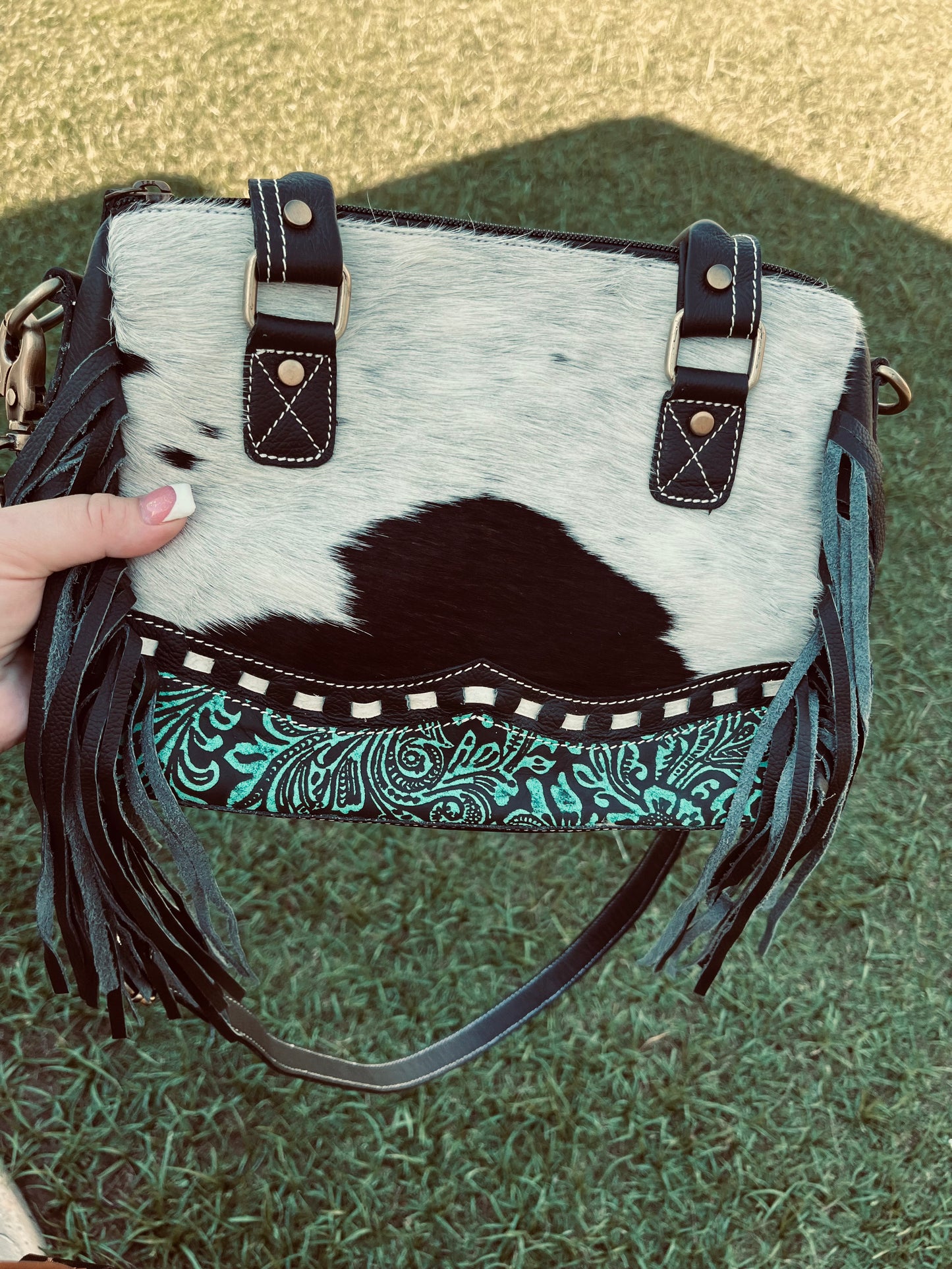 Turquoise purse/crossbody