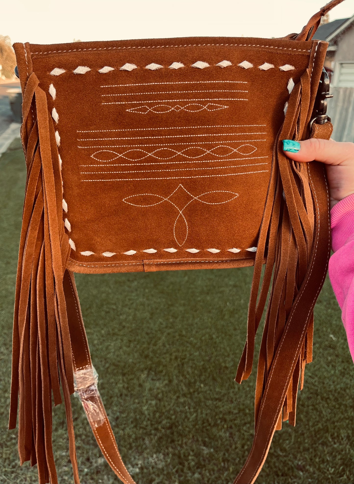 The boot stitch crossbody