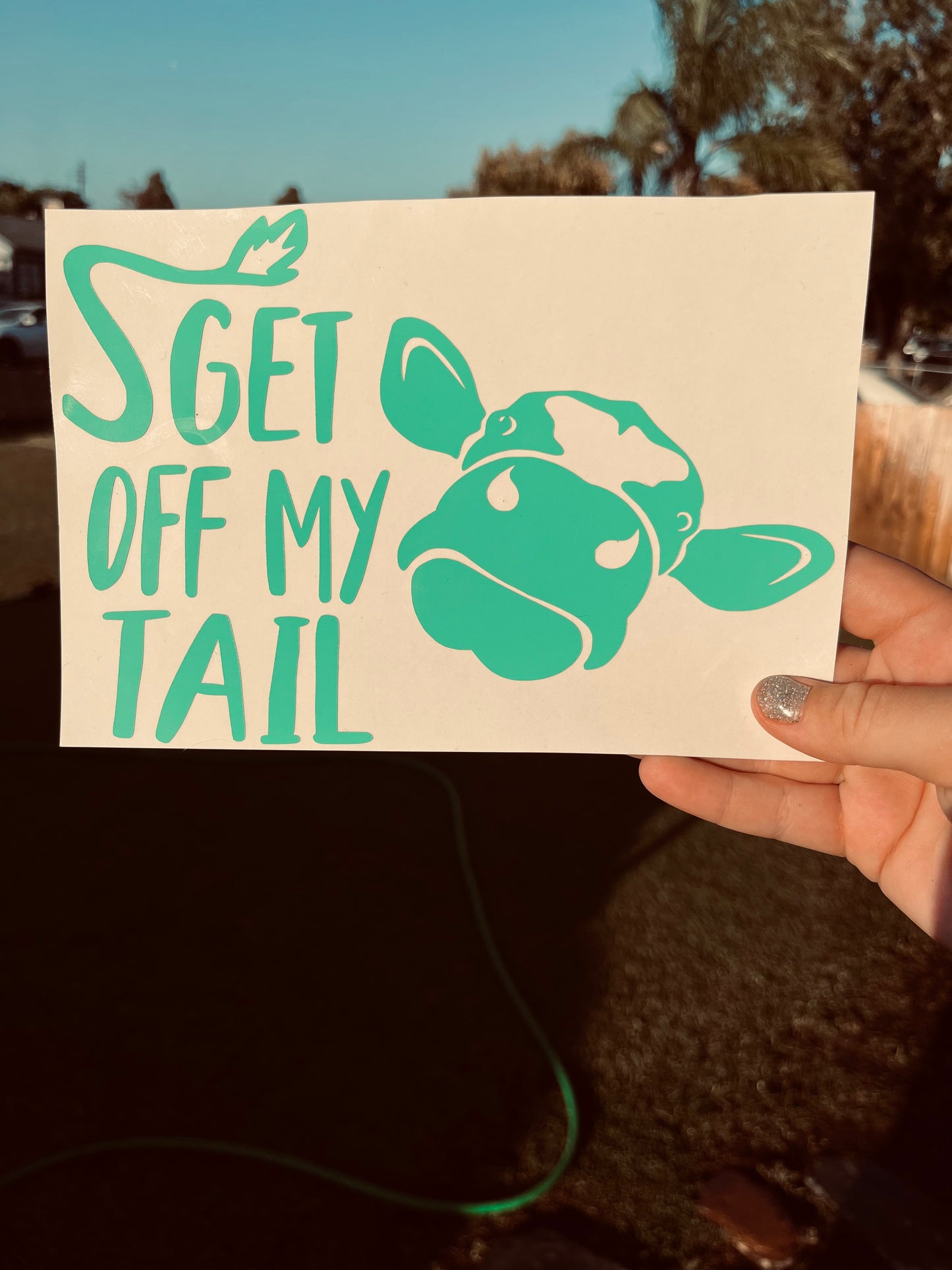 Get off my tail