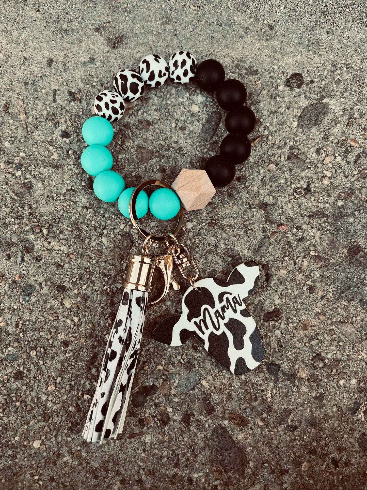 Mama cow keychain
