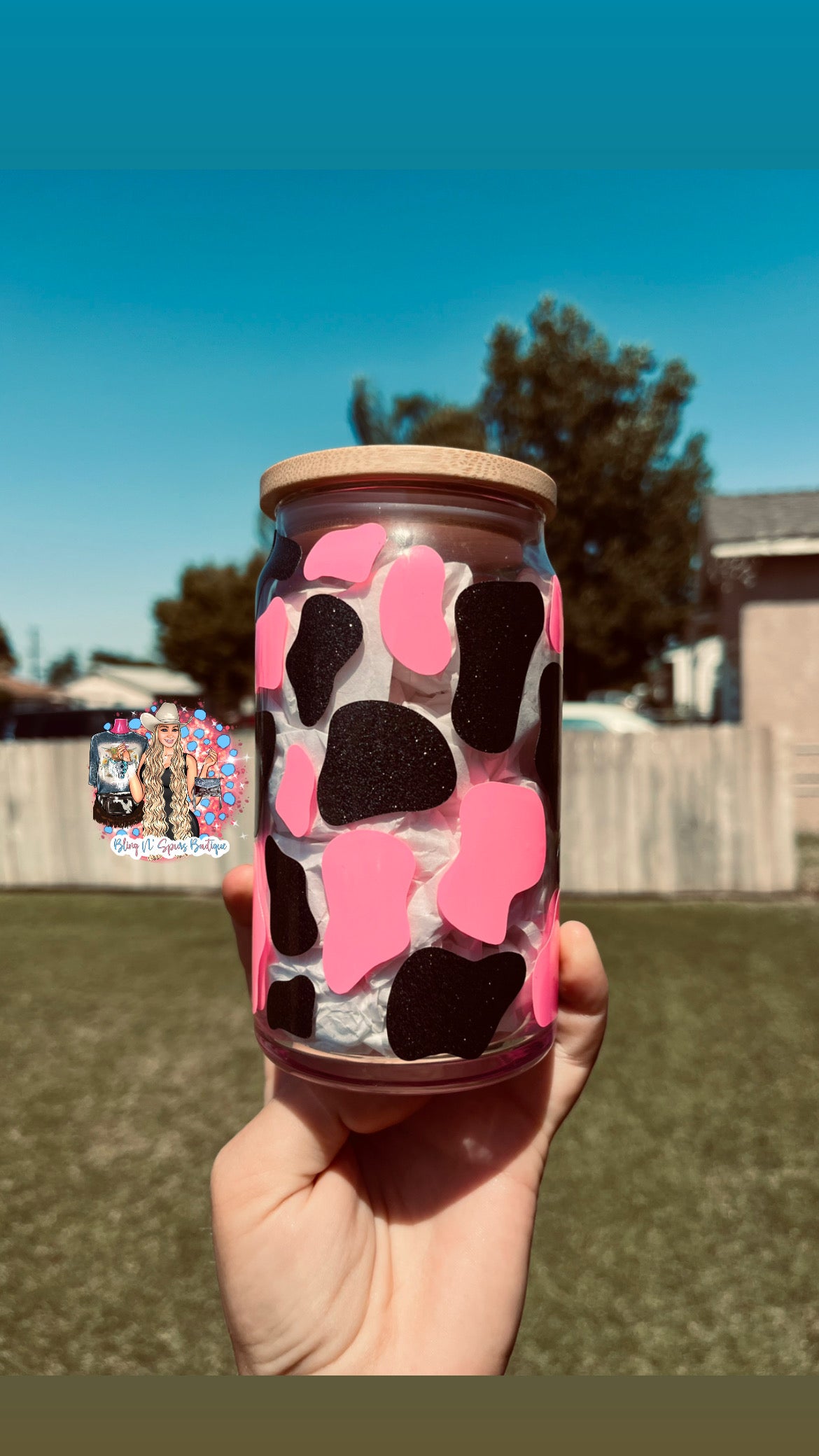 the hot pink cow