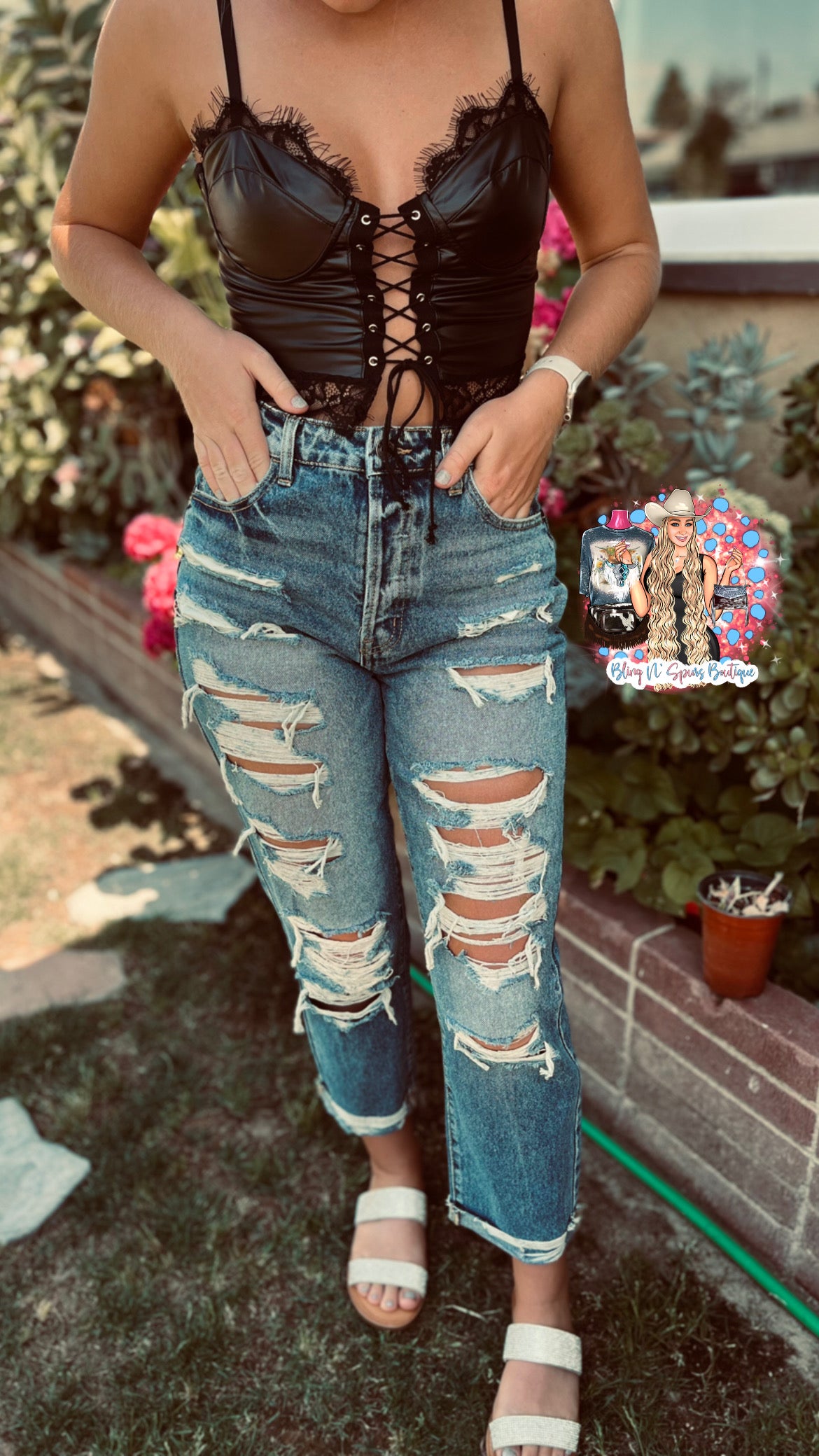 The call me later boyfriend jeans