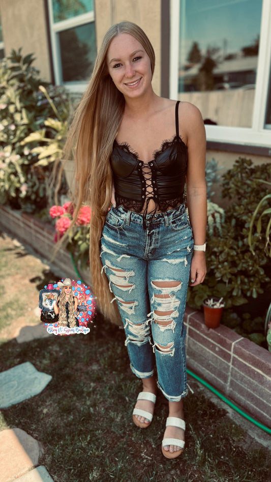 The call me later boyfriend jeans