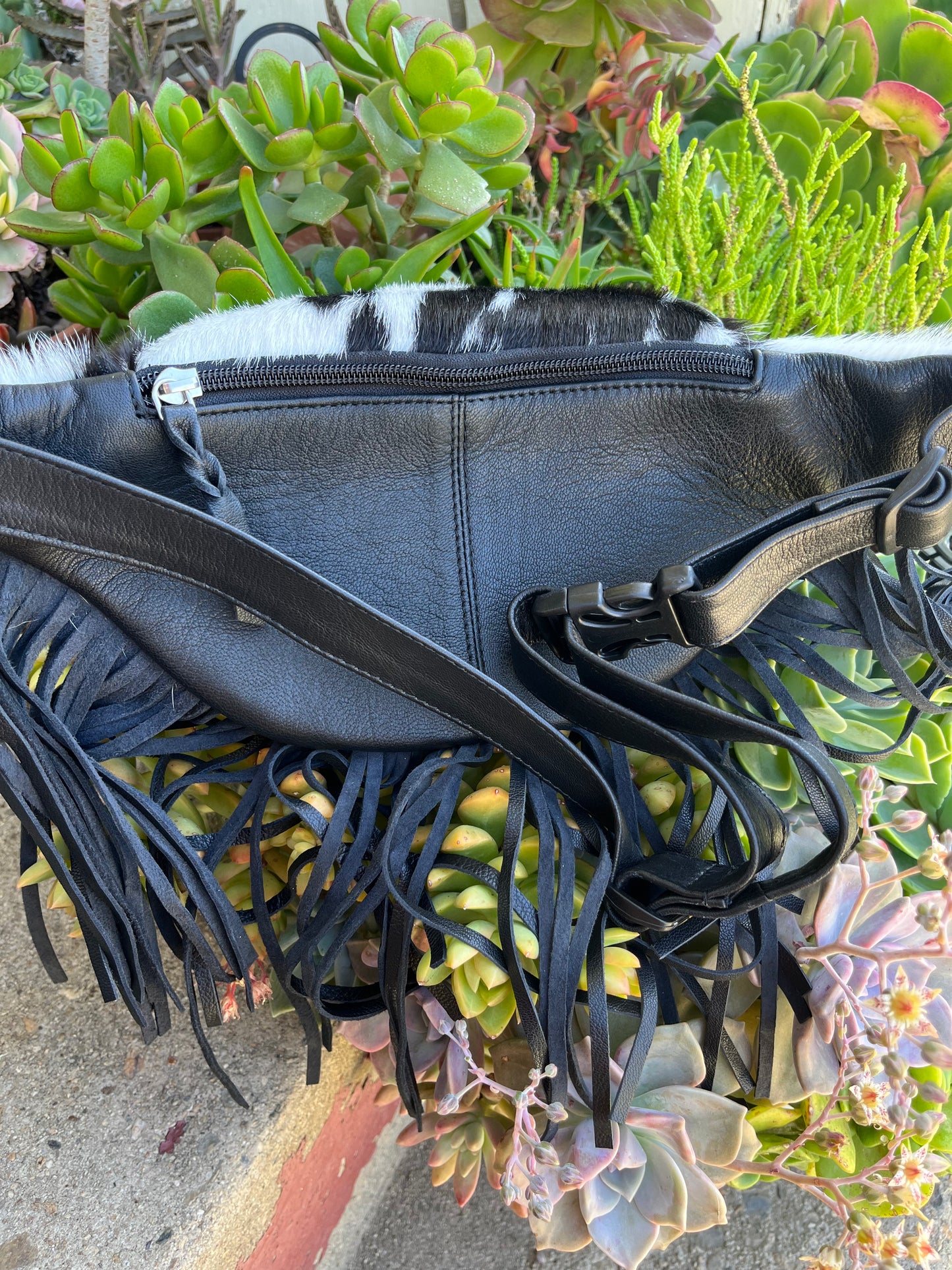 black+ white fanny pack preorder