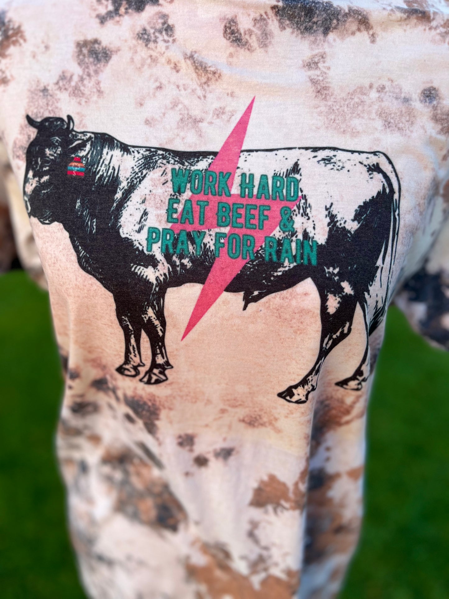 work hard eat beef