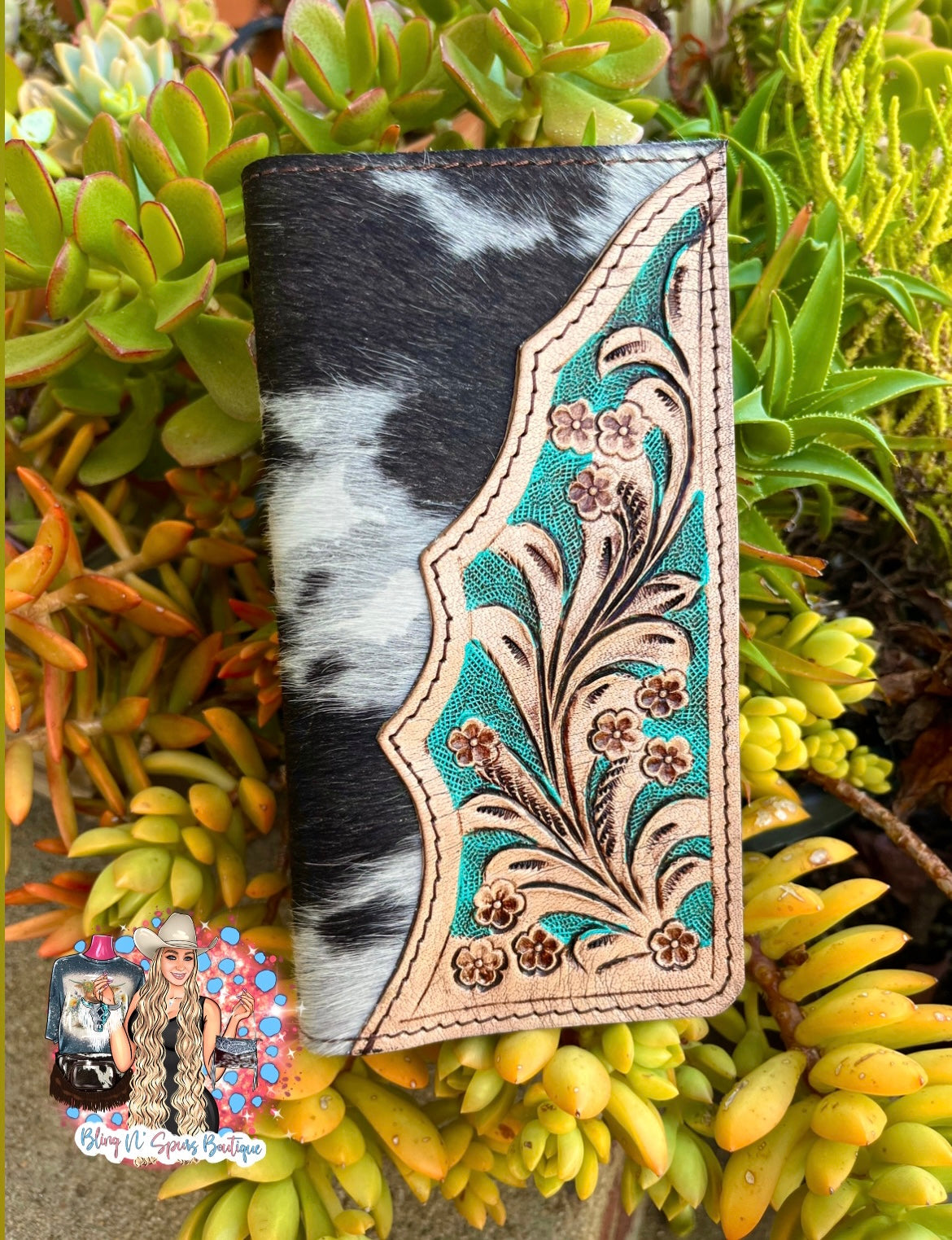 The tooled turquoise