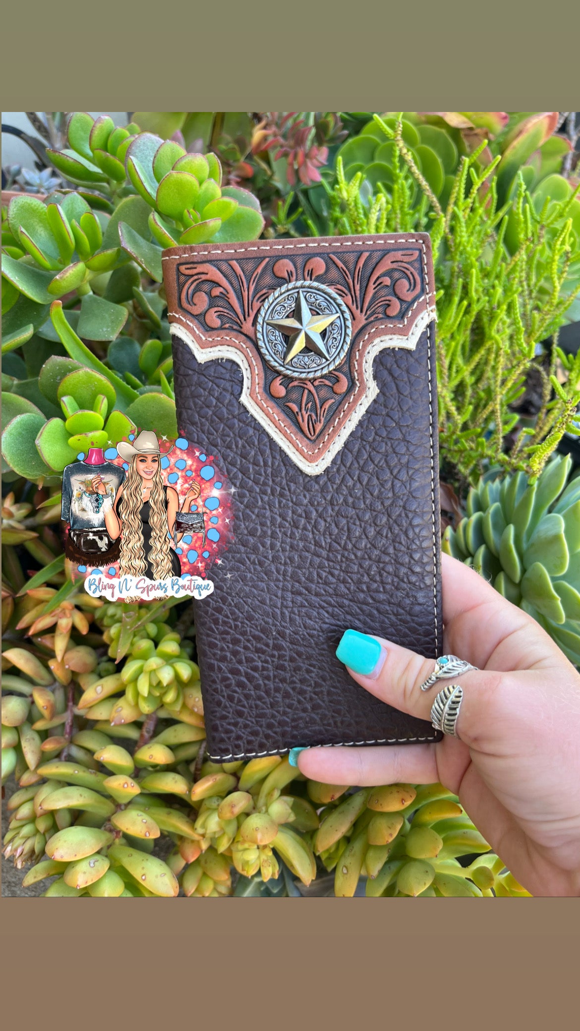 brown start wallet