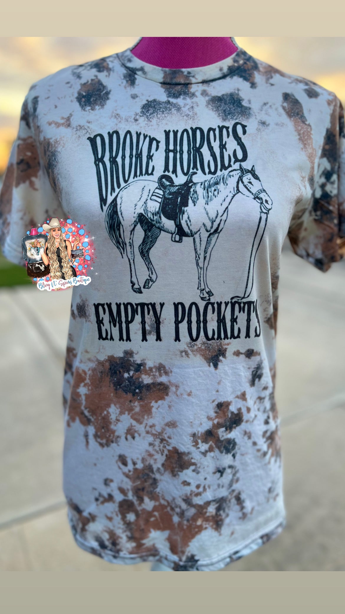 Broke horses
