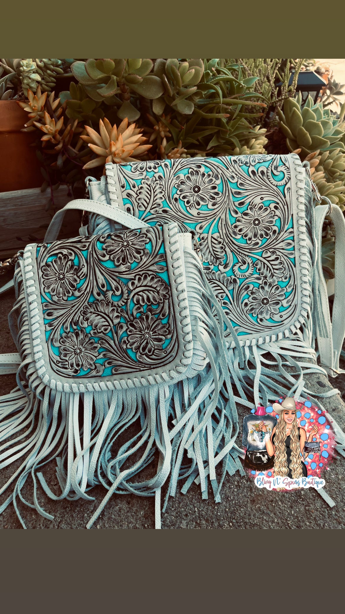 laser cut crossbody