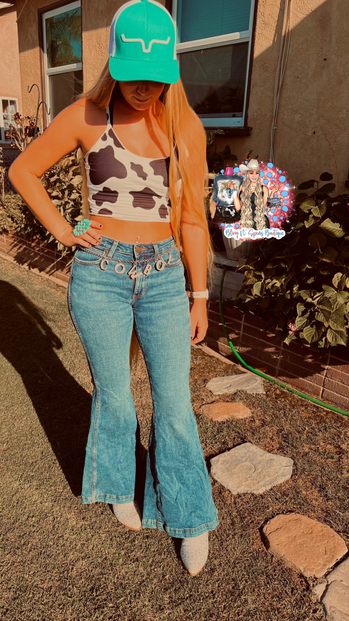Cowboy body chain