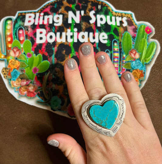 western heart ring