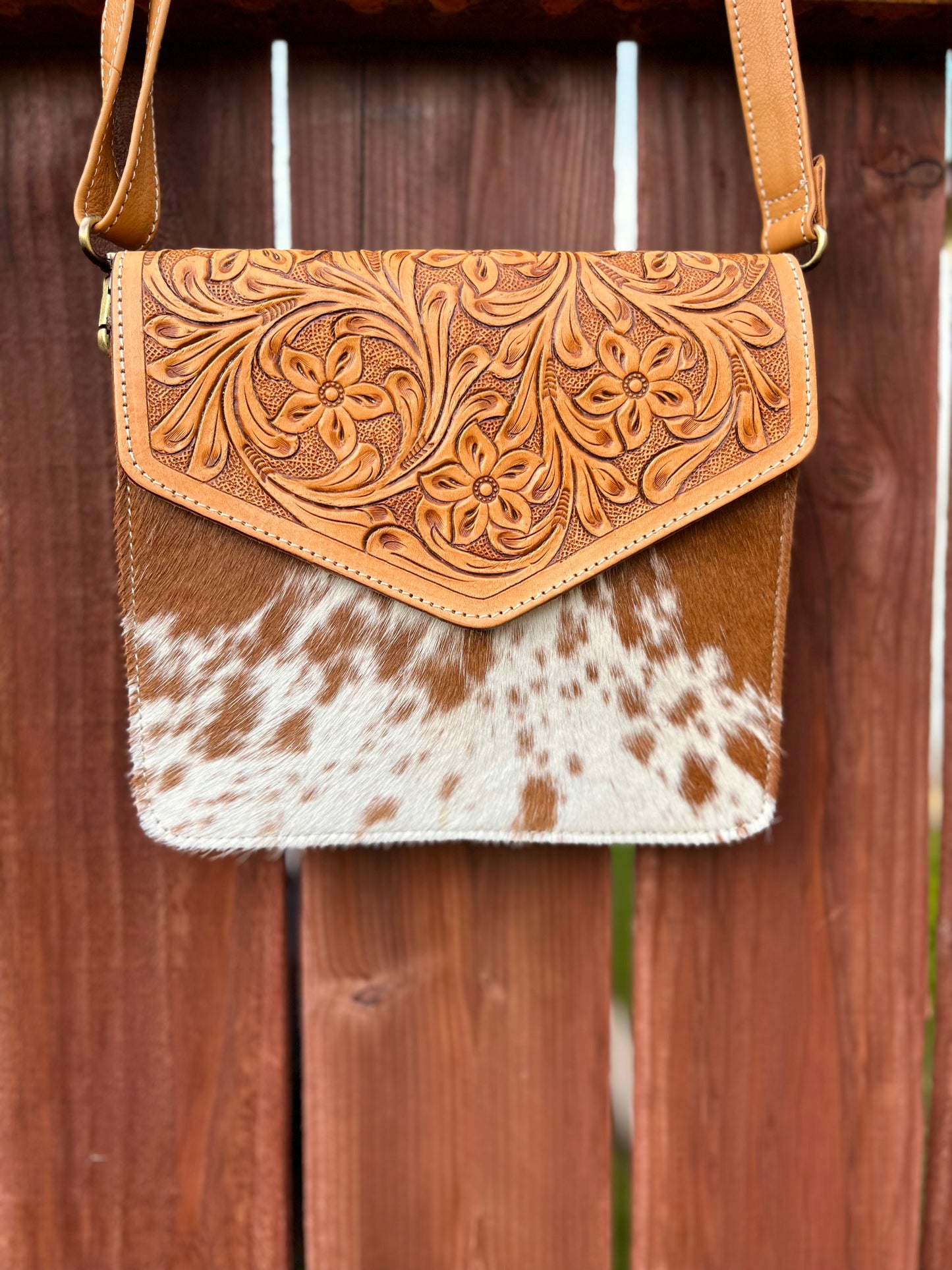 Cowhide Clutch Crossbody