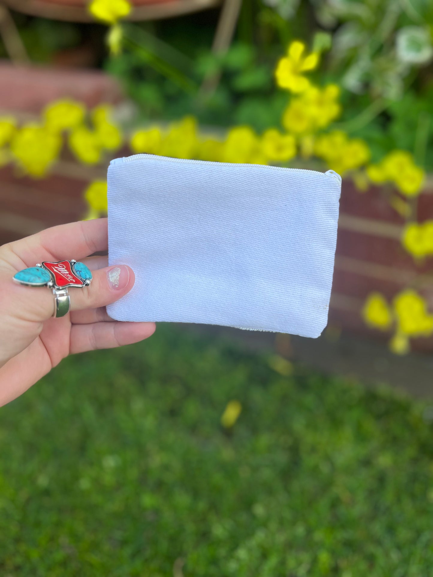 Beaded pouch