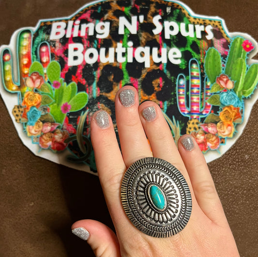 concho cuff ring
