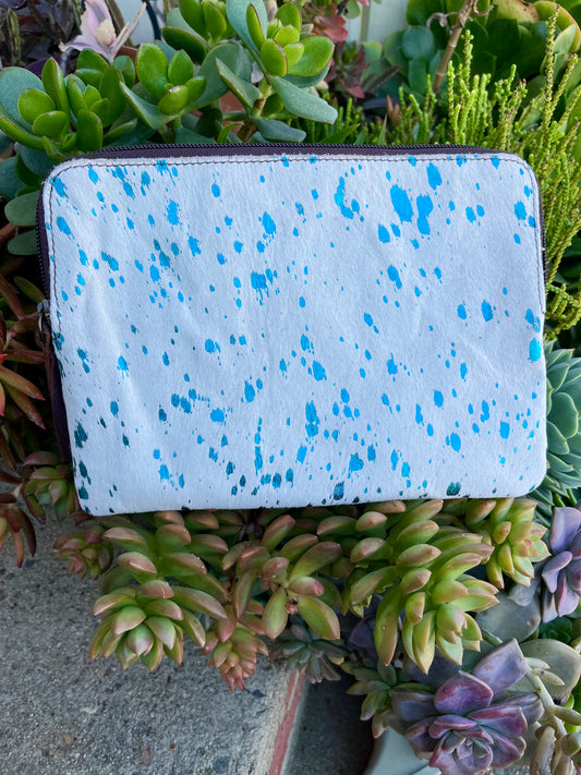 Cowhide pouch bag